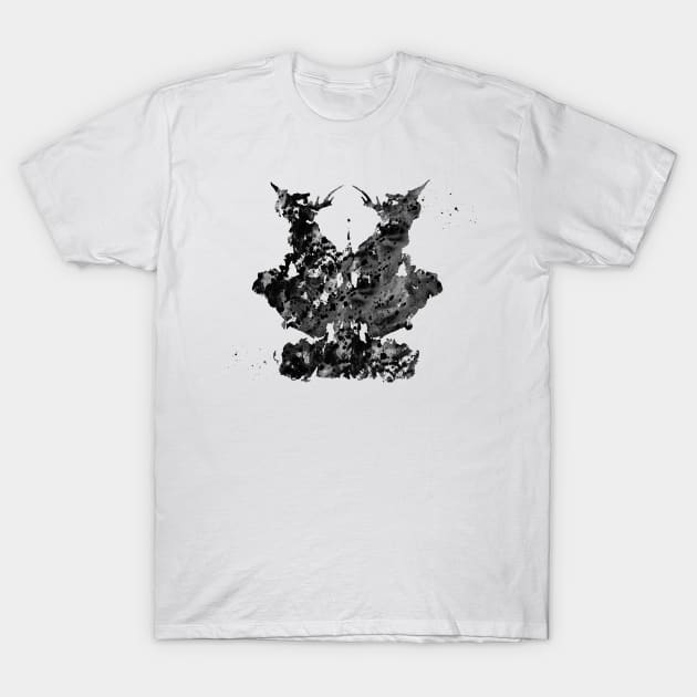 Rorschach inkblot test T-Shirt by erzebeth